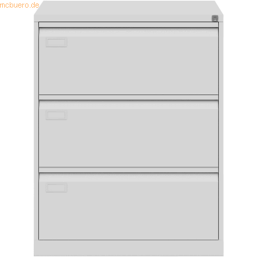 0796376518460 - Hängeregistraturschrank Eco 3 Schübe HxBxT 997x842x620mm li