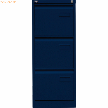 Bisley Hängeregistraturschrank Light 3 Schübe 1-bahnig oxfordblau