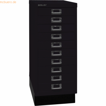 Bisley Schubladenschrank MultiDrawer 29er Serie Sockel A4 10 Schublade