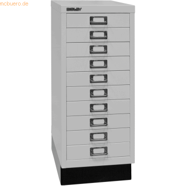 Bisley Schubladenschrank MultiDrawer 29er Serie Sockel A4 10 Schublade