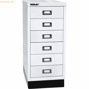 5020073736274 - Schubladenschrank MultiDrawer? 29er Serie L296S696 Stahl 6 Schubladen (Vollauszug) A4 278 x 67 x 38 cm mit Sockel weiß 50 5020073736274 - Schubladenschrank MultiDrawer? 29er Serie L296S696 Stahl 6 Schubladen (Vollauszug) A4 278 x 67 x 38 cm mit Sockel weiß 50