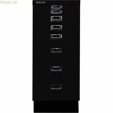 Bisley Schubladenschrank Multidrawers 29er Serie A4 8 Schübe schwarz