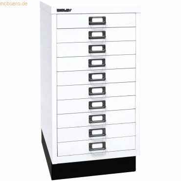 5020073740462 - - Büro-Schubladenschrank BxTxH 349x432x670 mm 10 Schubladen 51 mm din A3 Sockel 80 mm hoch verkehrsweiß 5020073740462 - - Büro-Schubladenschrank BxTxH 349x432x670 mm 10 Schubladen 51 mm din A3 Sockel 80 mm hoch verkehrsweiß
