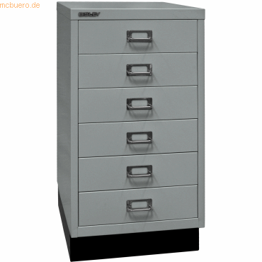 Bisley Schubladenschrank MultiDrawer 29er Serie Sockel A3 6 Schubladen