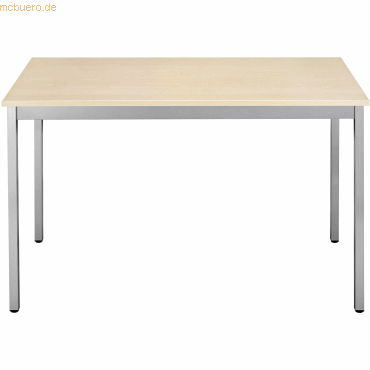 0796376572400 - Mehrzwecktisch rechteckig BxHxT 1600x740x800mm 19mm ahorn alumi 0796376572400 - Mehrzwecktisch rechteckig BxHxT 1600x740x800mm 19mm ahorn alumi