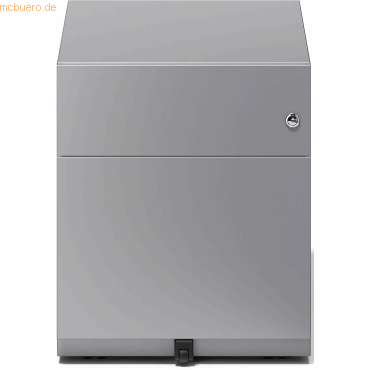 5020073773569 - Rollcontainer Note mit seitlicher Griffleiste und einer Universalschublade à Höhe 150 mm und eine Schublade für Hängeregistratur 495 x 420 x 775 mm Silber 5020073773569 - Rollcontainer Note mit seitlicher Griffleiste und einer Universalschublade à Höhe 150 mm und eine Schublade für Hängeregistratur 495 x 420 x 775 mm Silber