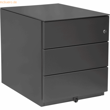5020073768381 - Rollcontainer OBA Stahl mit 3 Schüben HxBxT 519x420x565mm anthr 5020073768381 - Rollcontainer OBA Stahl mit 3 Schüben HxBxT 519x420x565mm anthr