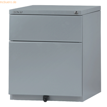 5020073730104 - BISLEY Rollcontainer OBA 1 Schublade 1 Hängeregistratur silber