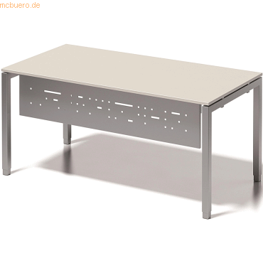 5020073992724 - Fußraumblende für Schreibtisch Cito 1600mm Farbe silber