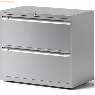 5020073787917 - BISLEY Essentials Hängeregistraturschrank silber mit 2 Schubladen 800 x 470 x 693 cm