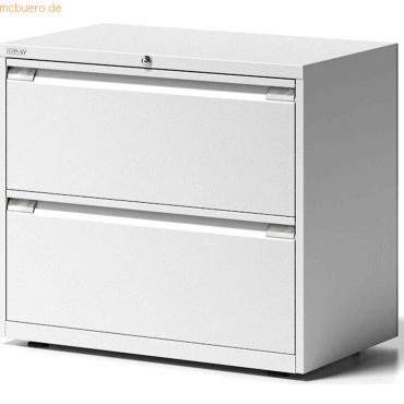 5020073787986 - BISLEY Essentials Hängeregistraturschrank verkehrsweiß mit 2 Schubladen 800 x 470 x 693 cm