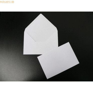 4052305556900 - Briefumschläge 120x178mm 100g qm gummiert VE=500 Stück weiß