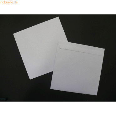 4052305557266 - Kuvertierhüllen 220x220mm 100g qm gummiert VE=100 Stück weiß