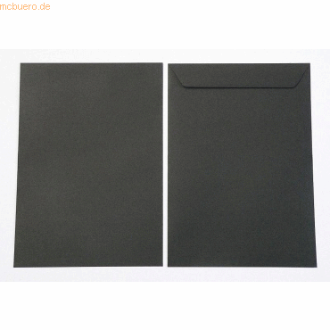 4052305560815 - Versandtaschen 220x312mm 120g qm gummiert VE=100 Stück schwarz