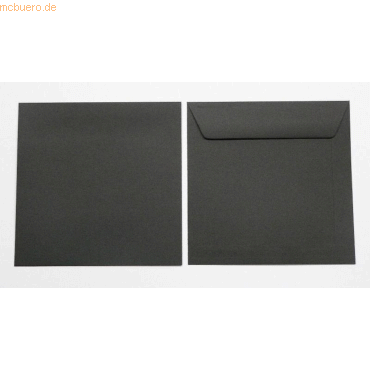 4052305562208 - Briefumschläge 220x220mm 120g qm gummiert VE=100 Stück schwarz