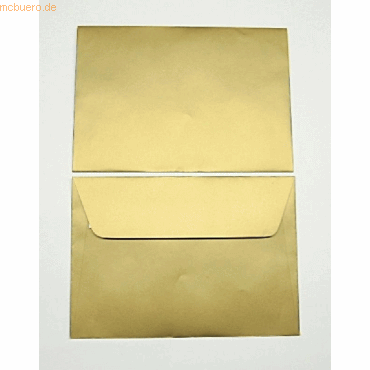 4052305563175 - Briefumschläge C6 130g qm haftklebend VE=100 Stück gold