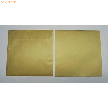 4052305564141 - Briefumschläge 160x160mm 130g qm haftklebend VE=100 Stück gold