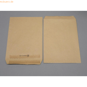 4052305566022 - Versandtaschen 305x406mm 90g qm selbstklebend VE=250 Stück brau