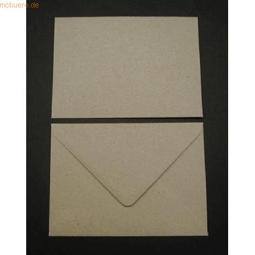 4052305568538 - Briefumschläge 125x175mm (DIN B6) 120g qm gummiert VE=100 Stück