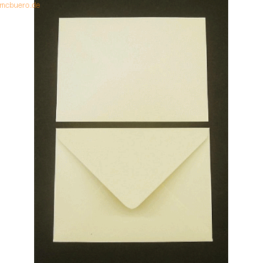 4052305569177 - Briefumschläge 133x184mm 100g qm gummiert VE=100 Stück ivory