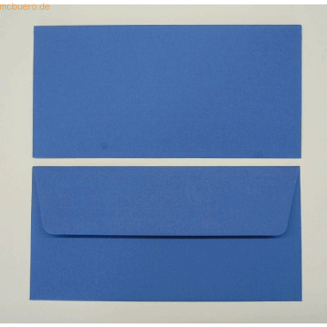4052305570401 - Briefumschläge DINlang 100g qm gummiert VE=100 Stück stahlblau