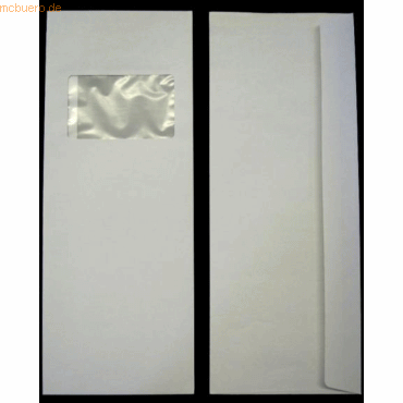 4052305745458 - Briefumschläge 125x324mm 120g qm gummiert Sonderfenster VE=1000