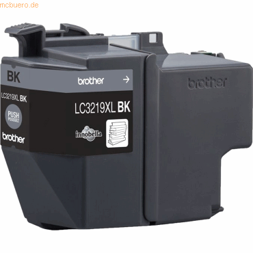 Brother Tintenpatrone Brother LC-3219XLBK schwarz (ca. 3000 Seiten)