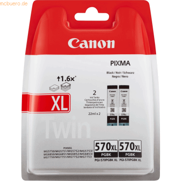 Canon Tintenpatrone Canon PGI-570XLPGBK schwarz