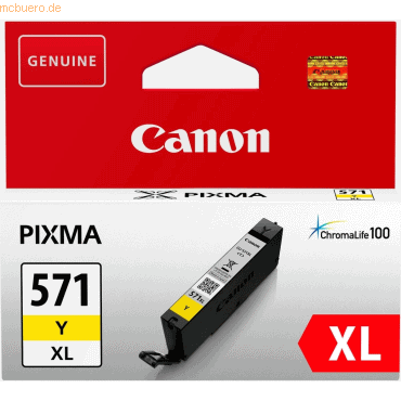 Canon Tintenpatrone Canon CLI-571XL gelb