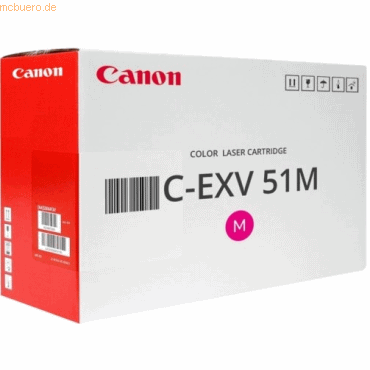 4549292053722 - C-EXV 51 - Magenta - original - Tonerpatrone - für imageRUNNER ADVANCE C5535 C5540 C5550 C5560 DX C5735 DX C5740 DX C5750 DX C5760