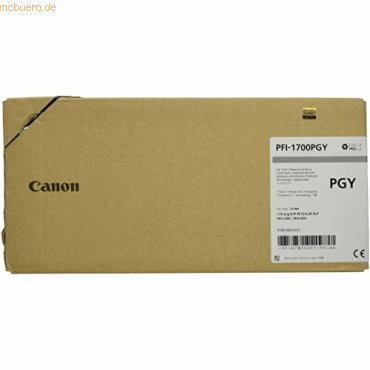 Canon Tintenpatrone Canon PFI-1700PG Photo schwarz