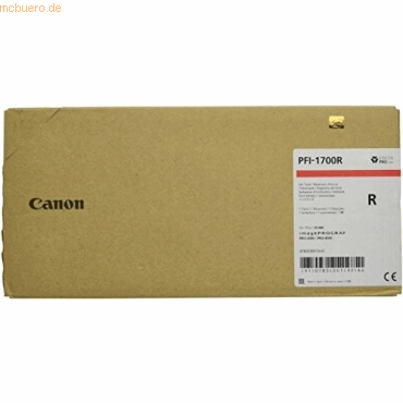 Canon Tintenpatrone Canon PFI-1700R rot