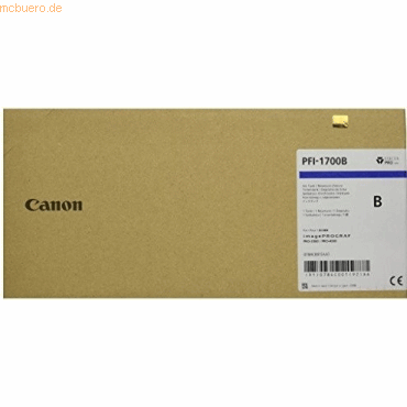 Canon Tintenpatrone Canon PFI-1700B blau
