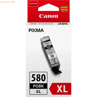 Canon Tintenpatrone Canon PGI-580PGBKXL pigment schwarz