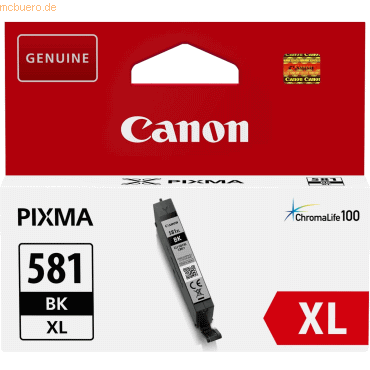Canon Tintenpatrone Canon CLI-581BKXL schwarz