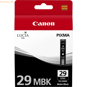 Canon Tintenpatrone Canon PGI-29 schwarz matt 36ml