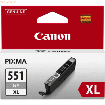 Canon Tintenpatrone Canon CLI-551GY XL grau ca. 275 Fotos