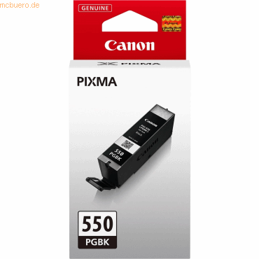 Canon Tintenpatrone Canon PGI-550PGBK schwarz ca. 300 Seiten