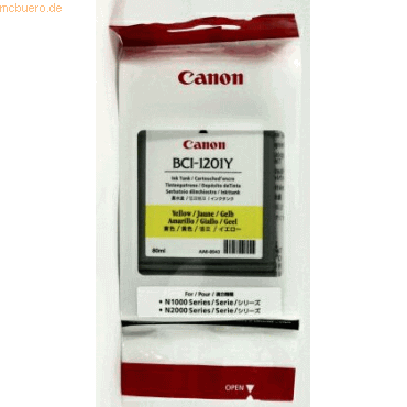 Canon Tintenpatrone Canon BCI1201Y yellow