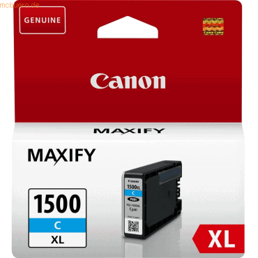 Canon Tintenpatrone Canon PGI-1500XL cyan ca. 900 Seiten
