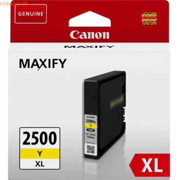 Canon Tintenpatrone Canon PGI-2500XL gelb ca. 1.500 Seiten