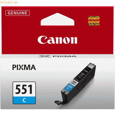 Canon Tintenpatrone Canon CLI-551C cyan