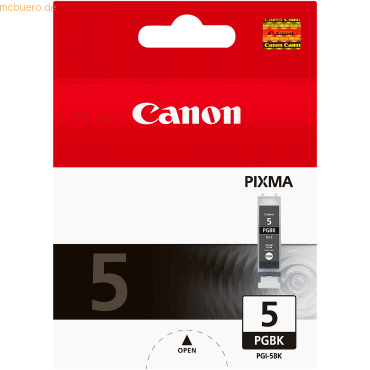 Canon Tintenpatrone Canon PGI5BK schwarz