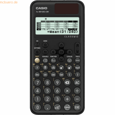 Casio Taschenrechner FX-991 DE CW Kartonverpackung