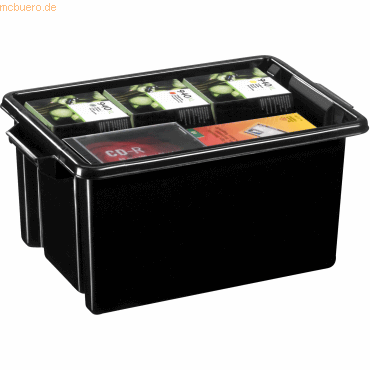 5021711043488 - CEP Aufbewahrungsbox Midi strata 145 Liter schwarz