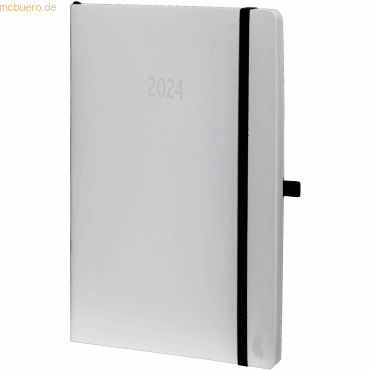 4004182650752 - Buchkalender Chronobook Softcover White Edition A5 1 Woche 