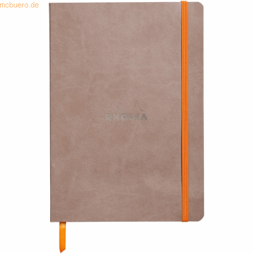 2 x Rhodia Notizbuch Flex A5 liniert 90g/qm 80 Blatt mausgrau