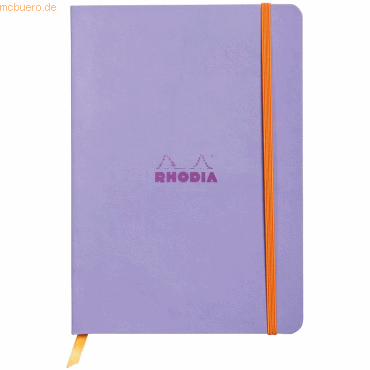 2 x Rhodia Notizbuch Flex A5 liniert 90g/qm 80 Blatt iris