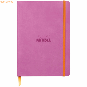 2 x Rhodia Notizbuch Flex A5 liniert 90g/qm 80 Blatt flieder