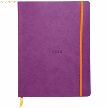 2 x Rhodia Notizbuch Flex 19x25cm liniert 90g/qm 80 Blatt violett